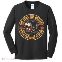 Panther American Traditional Tattoo Ink Old School Flash Kids Long Sleeve Shirt thumb 0