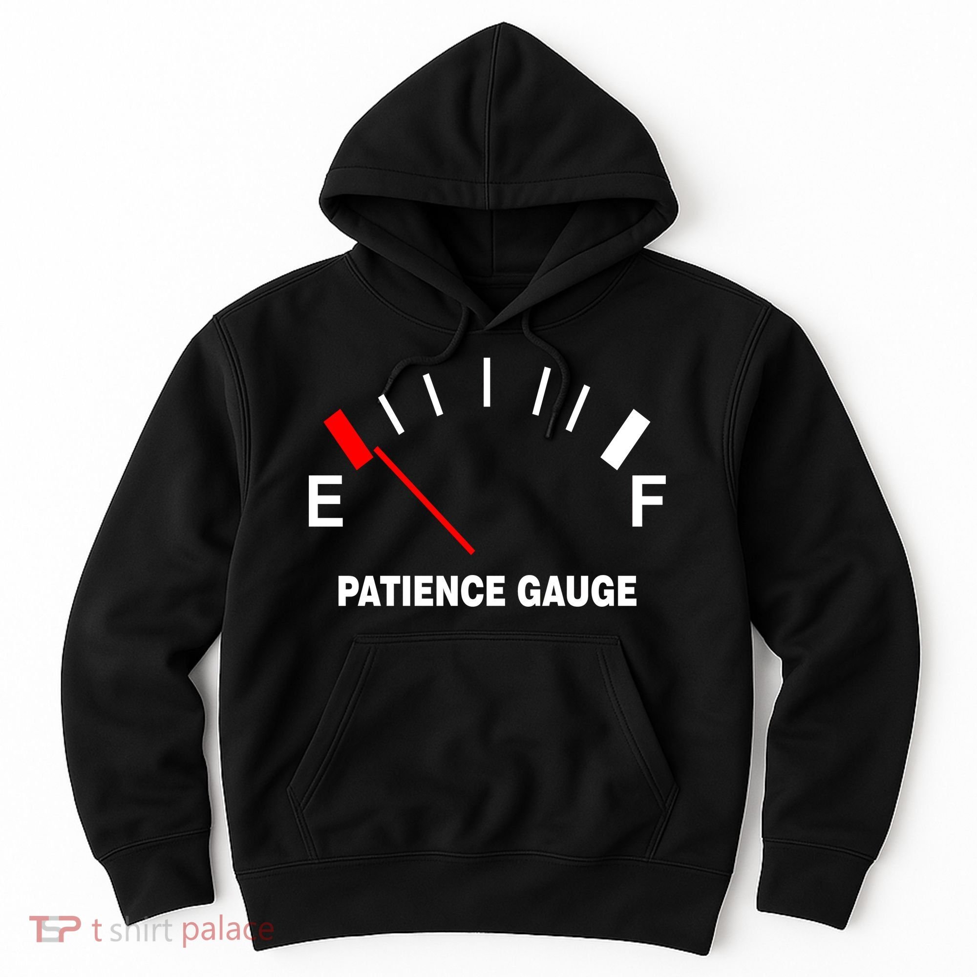 Patience Gauge Nearly Empty Hoodie