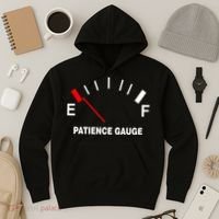 Patience Gauge Nearly Empty Hoodie thumb 3