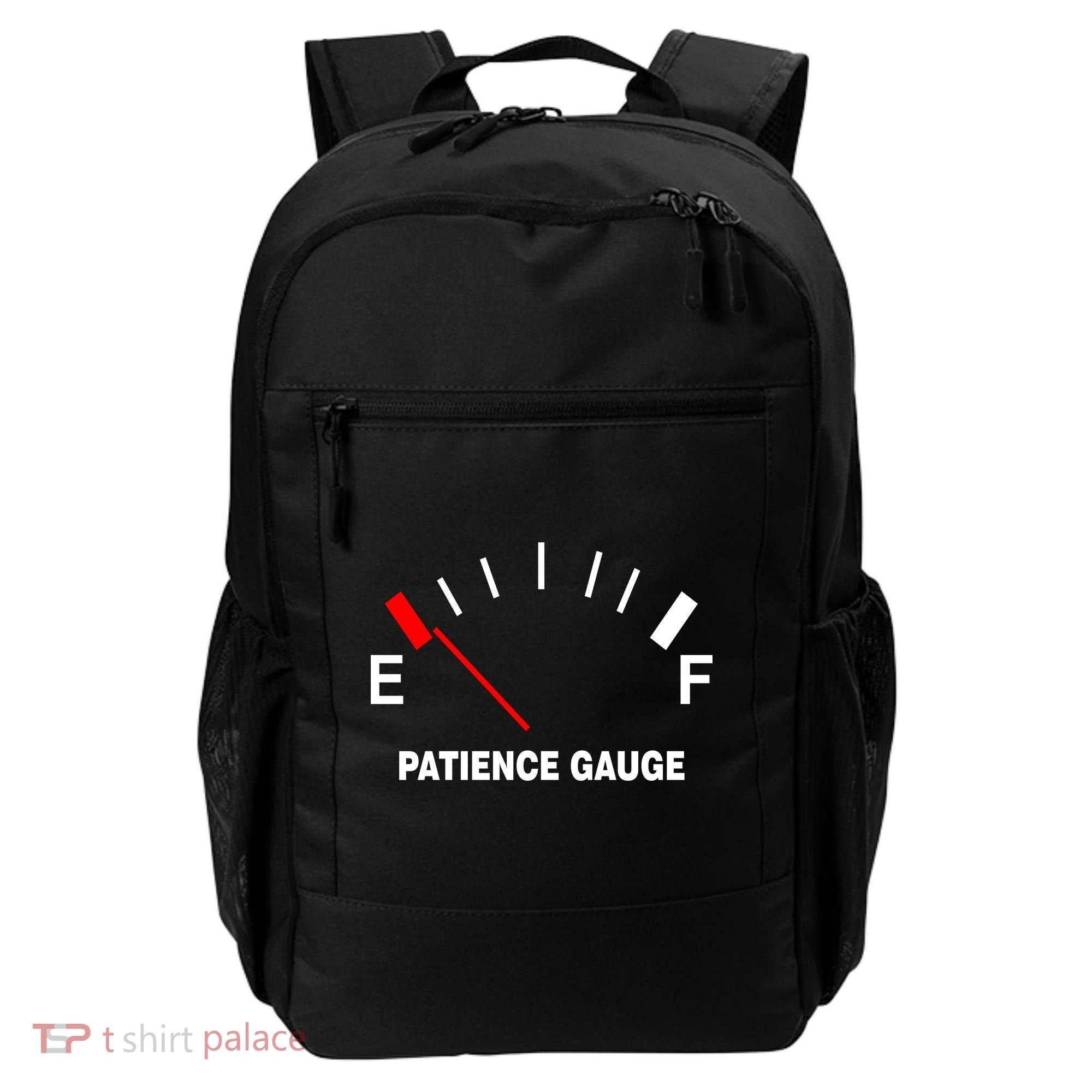 Patience Gauge Nearly Empty Backpack