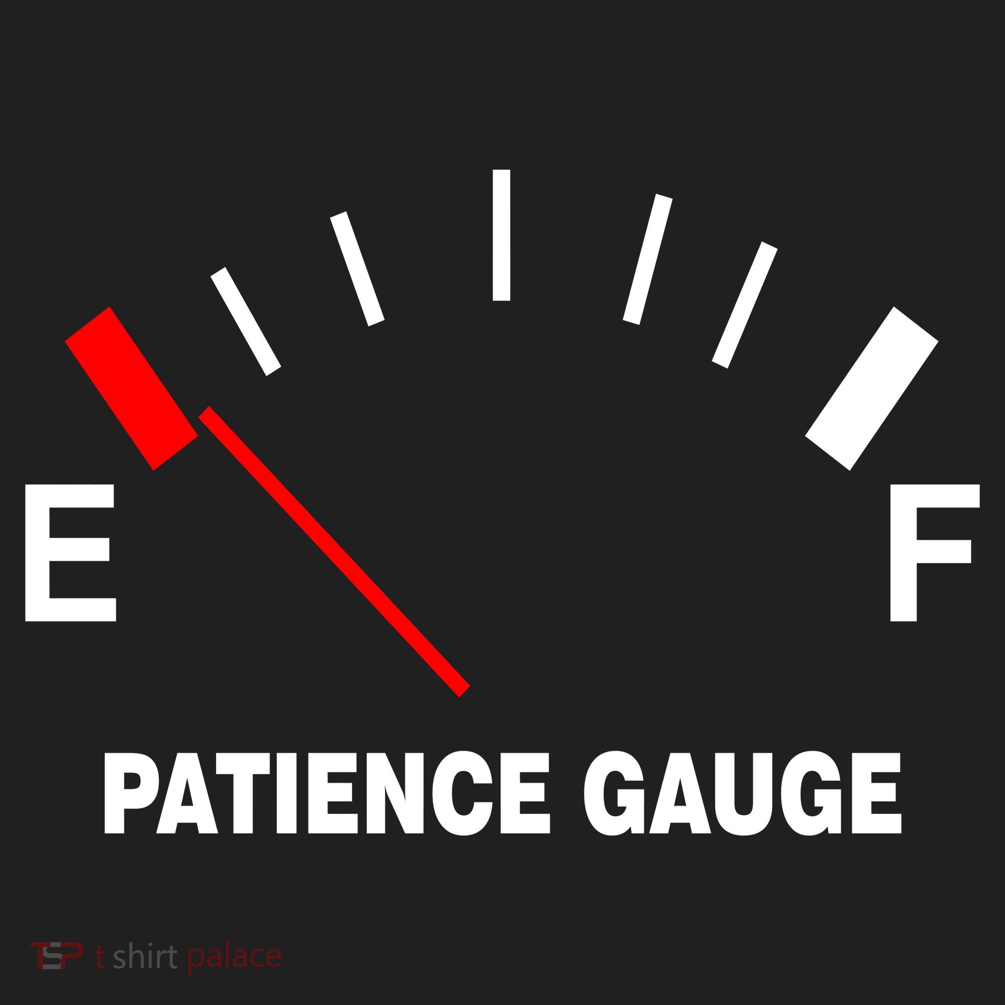 Patience Gauge Nearly Empty Beanie