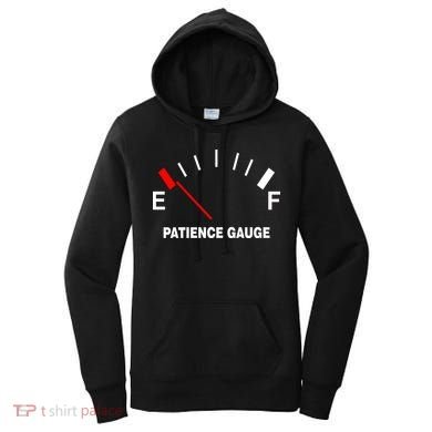 Patience Gauge Nearly Empty Women's Hoodie