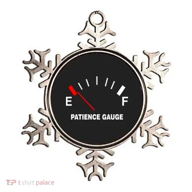 Patience Gauge Nearly Empty Ornament