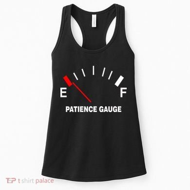 Patience Gauge Nearly Empty Women's Tank Top