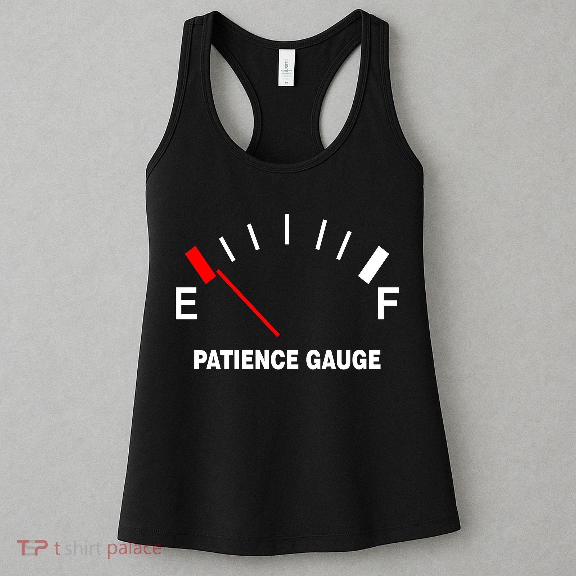 Patience Gauge Nearly Empty Women's Tank Top