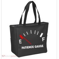 Patience Gauge Nearly Empty Tote Bag thumb 2