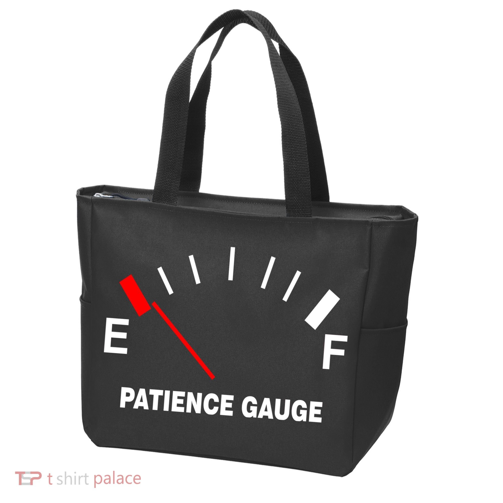 Patience Gauge Nearly Empty Tote Bag