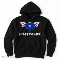 Patman New England Football Batman Logo Hoodie thumb 0