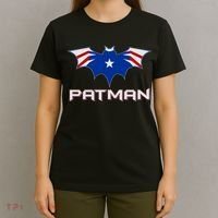 Patman New England Football Batman Logo T-Shirt thumb 4