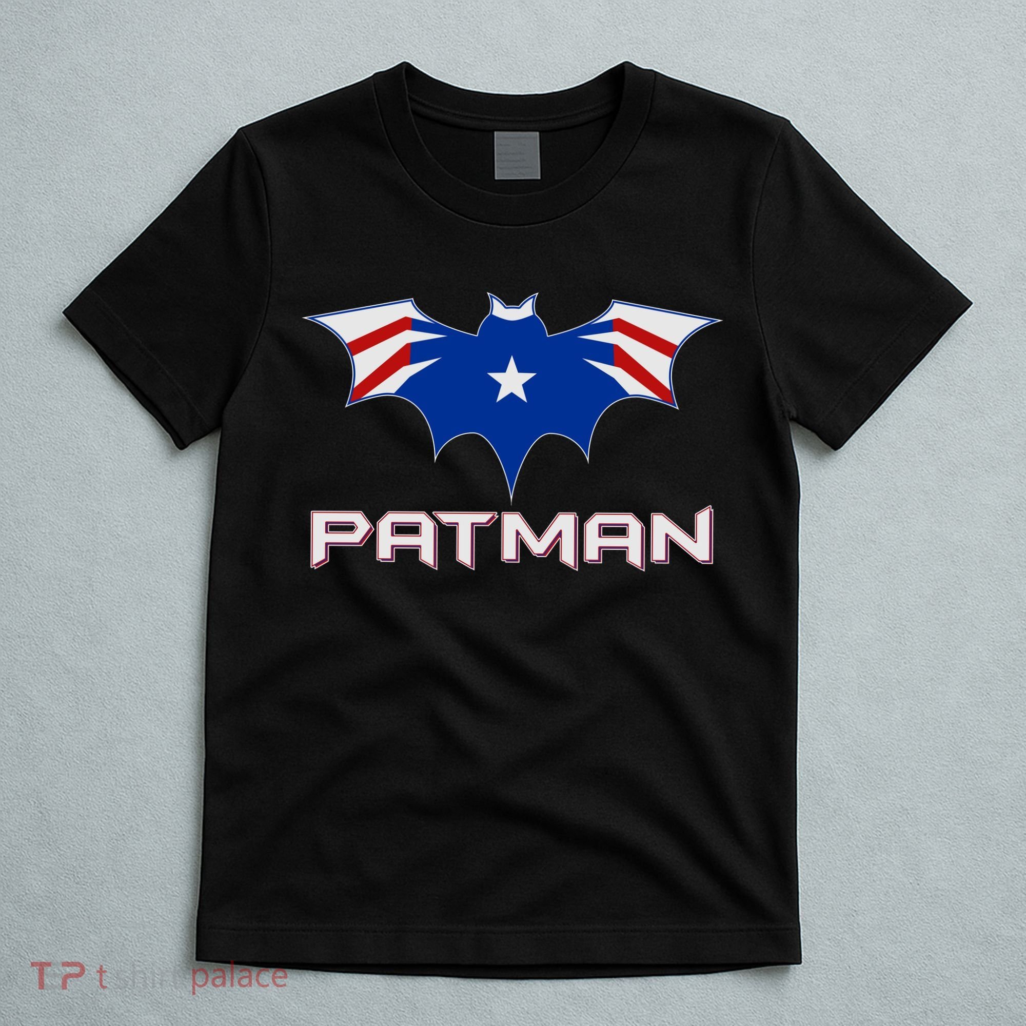 Patman New England Football Batman Logo T-Shirt