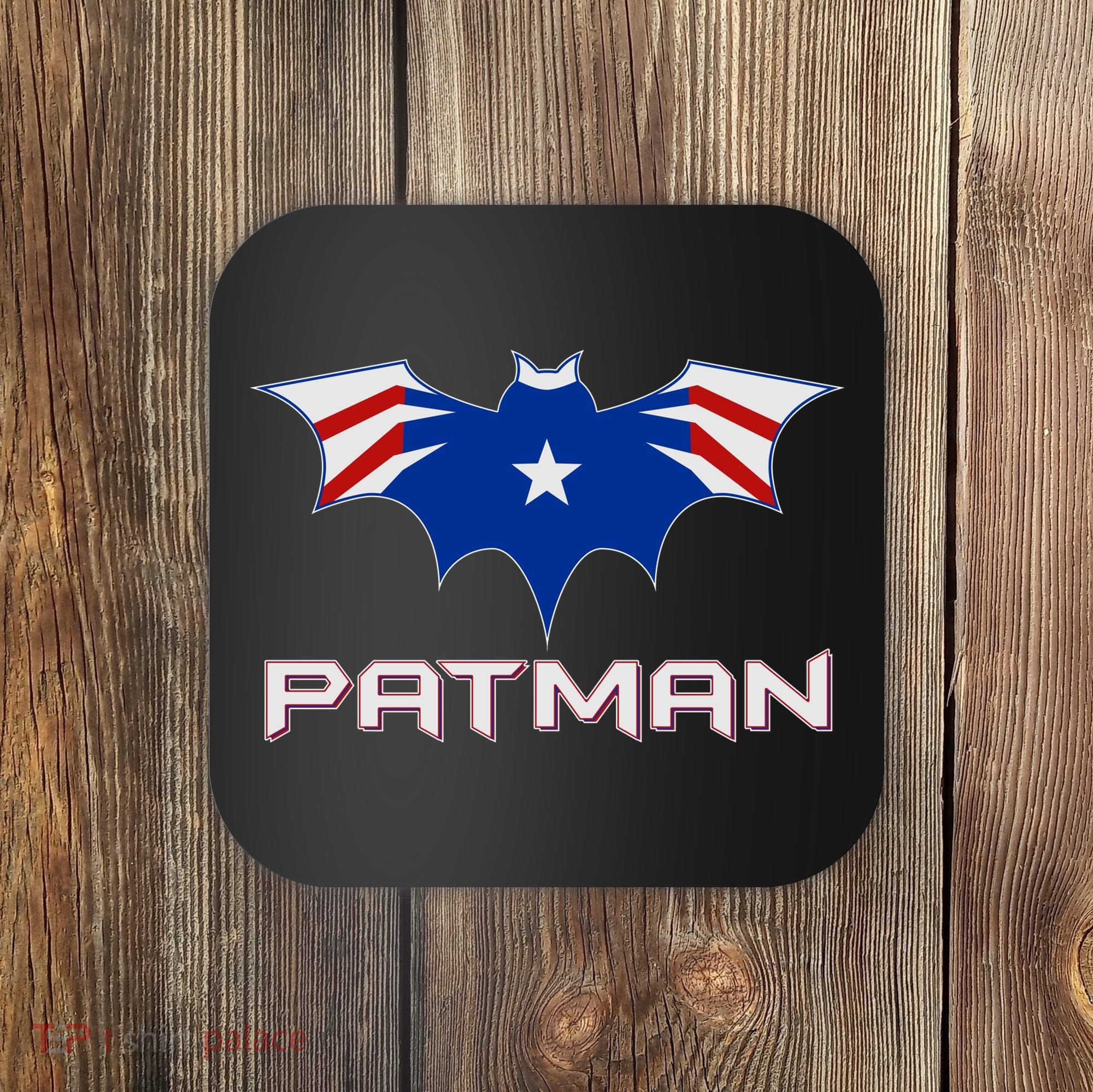 Patman New England Football Batman Logo Coaster