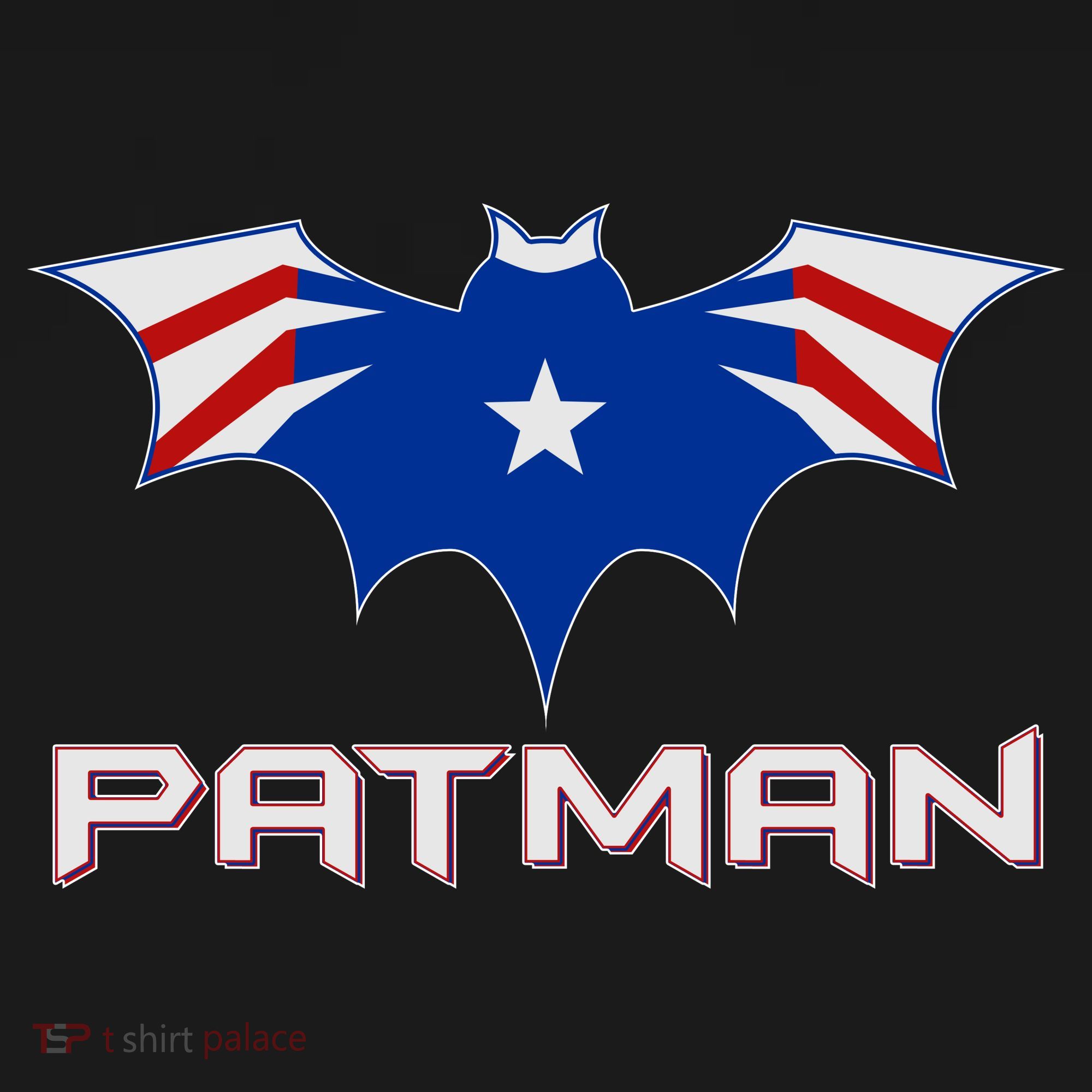 Patman New England Football Batman Logo Coaster