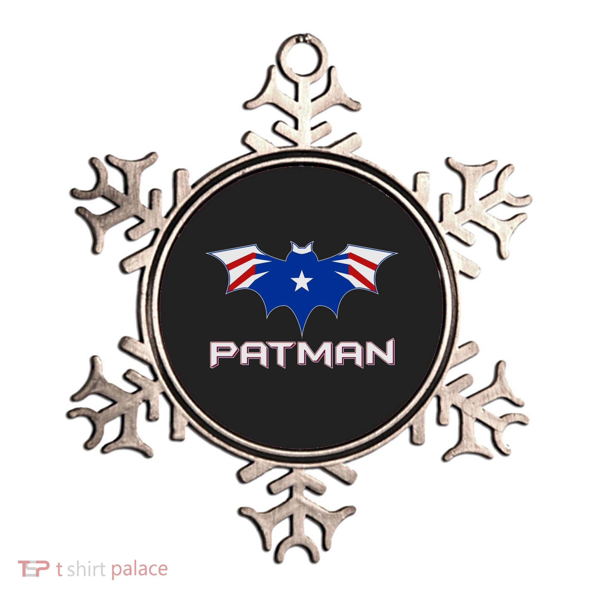 Patman New England Football Batman Logo Ornament