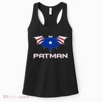 Patman New England Football Batman Logo Women's Tank Top thumb 0
