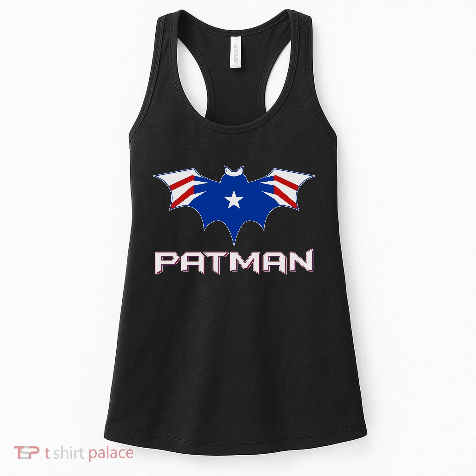 Patman New England Football Batman Logo Women's Tank Top