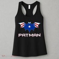Patman New England Football Batman Logo Women's Tank Top thumb 3