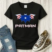Patman New England Football Batman Logo Women's T-Shirt thumb 3