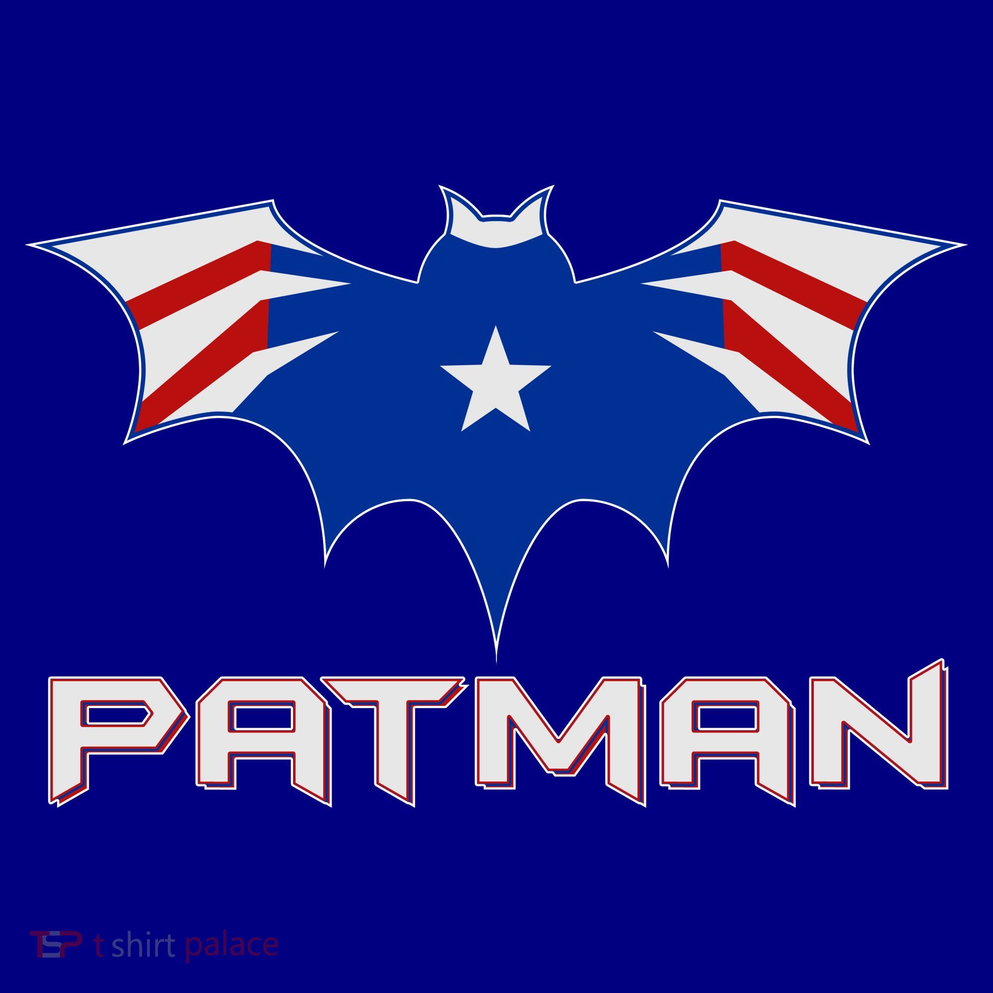 Patman New England Football Batman Logo Coffee Mug