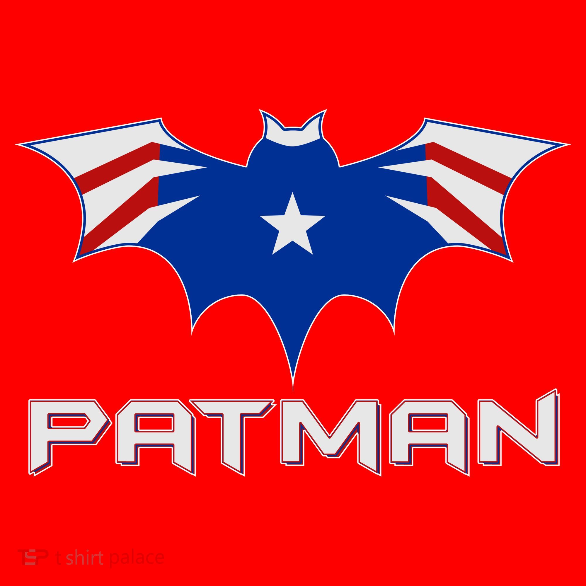 Patman New England Football Batman Logo Santa Hat