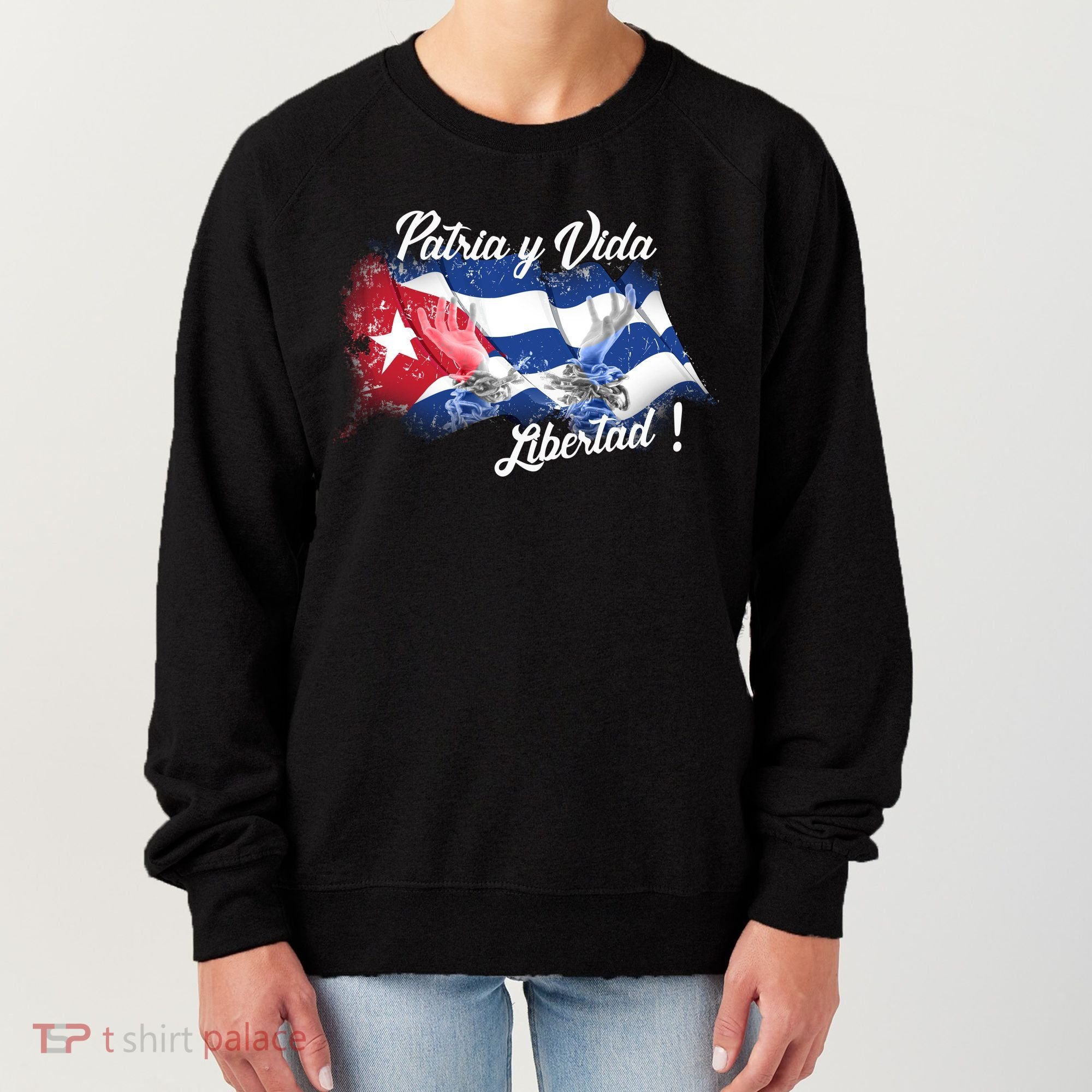 Patria Vida Libertad Cuba Women's Sweatshirt