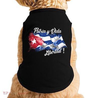 Patria Vida Libertad Cuba Doggie Tank