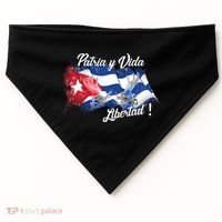 Patria Vida Libertad Cuba USA-Made Doggie Bandana thumb 0
