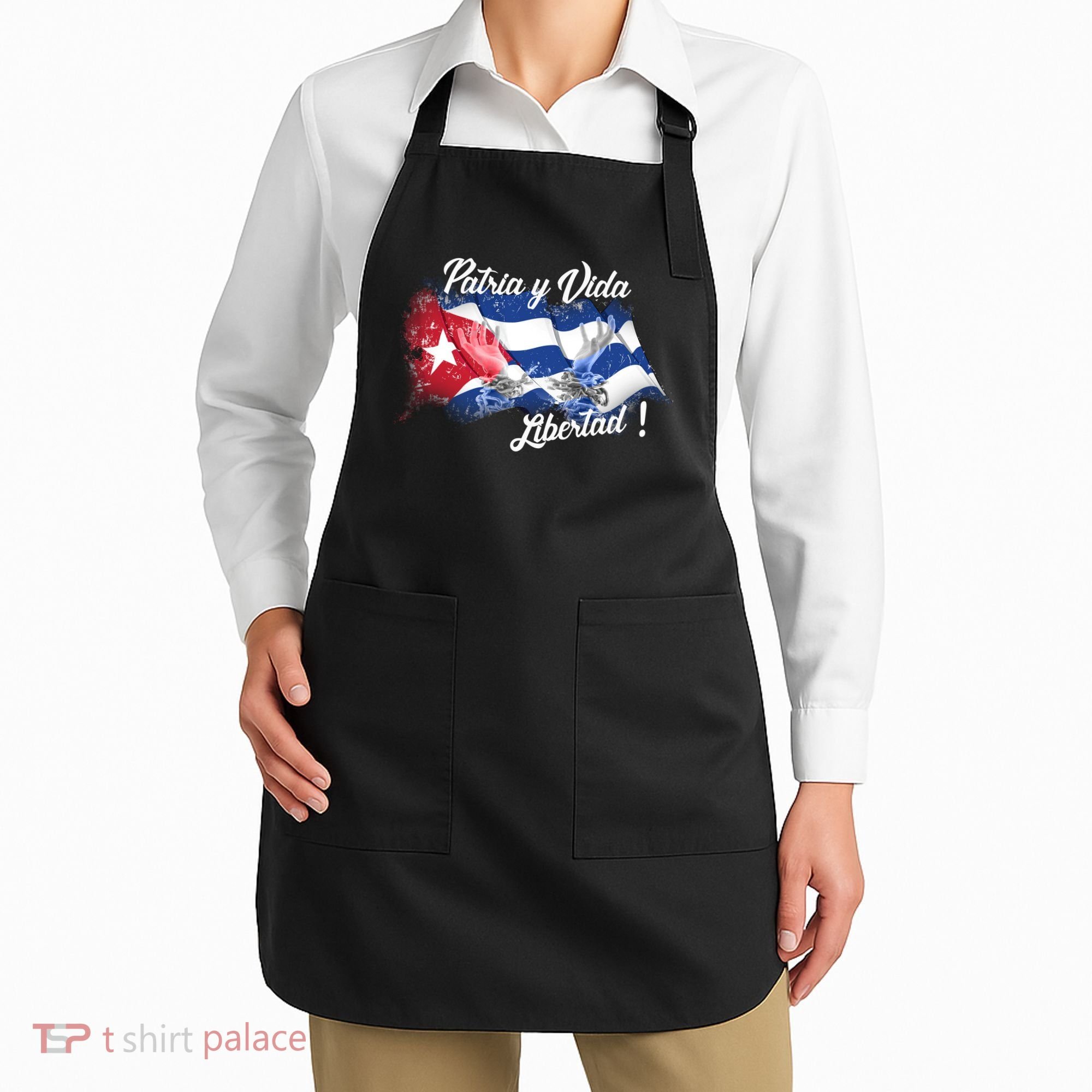 Patria Vida Libertad Cuba Apron