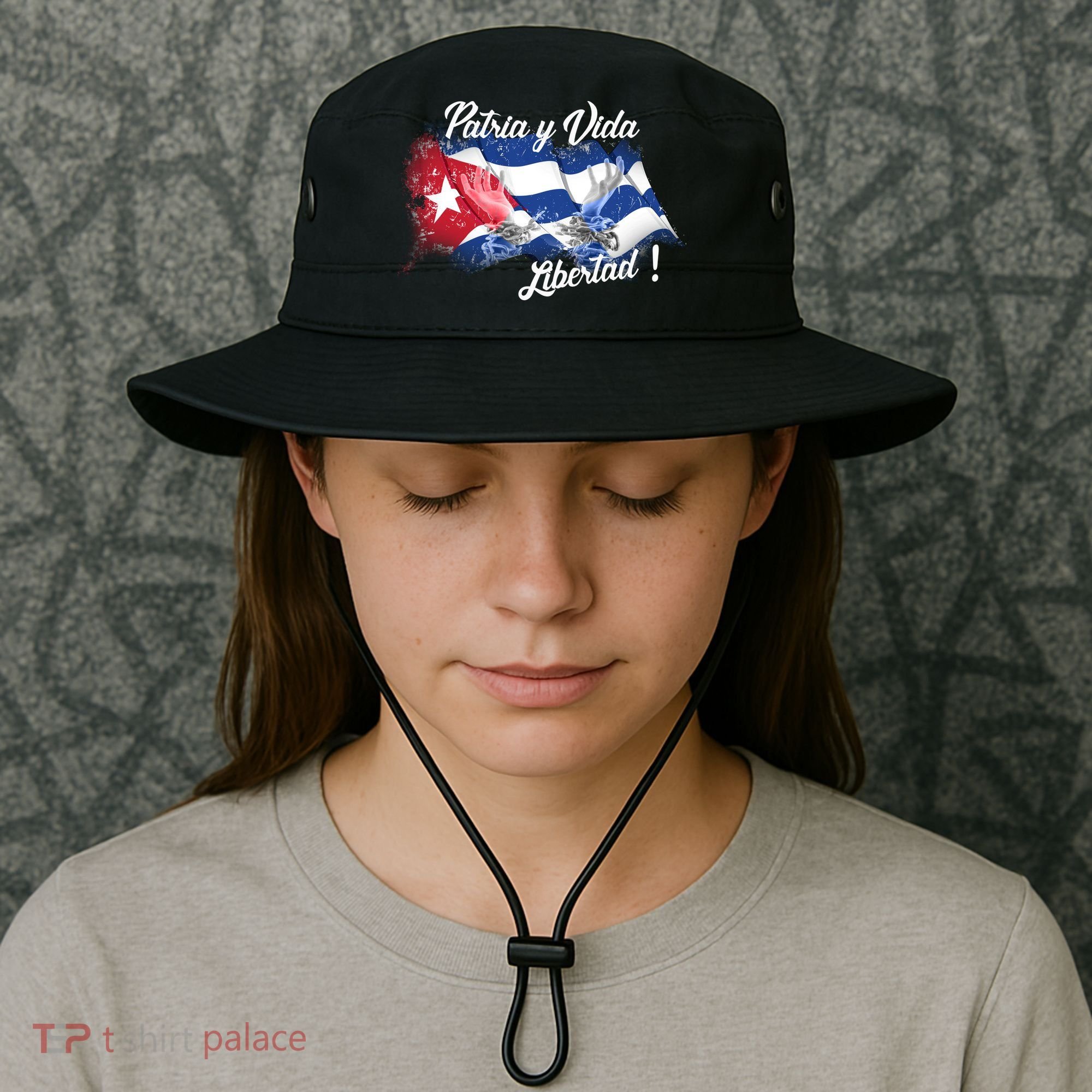 Patria Vida Libertad Cuba Bucket Hat
