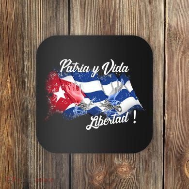 Patria Vida Libertad Cuba Coaster