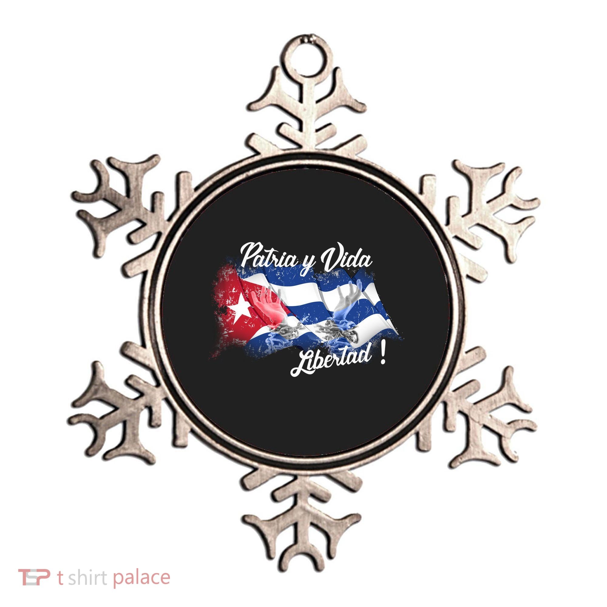 Patria Vida Libertad Cuba Ornament