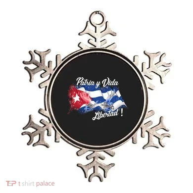 Patria Vida Libertad Cuba Ornament