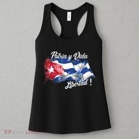 Patria Vida Libertad Cuba Women's Tank Top thumb 3
