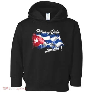 Patria Vida Libertad Cuba Toddler Hoodie
