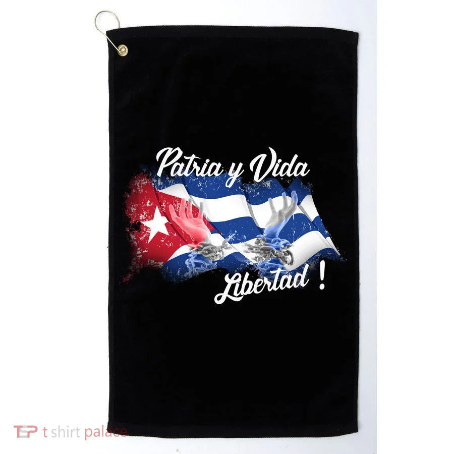 Patria Vida Libertad Cuba Golf Towel