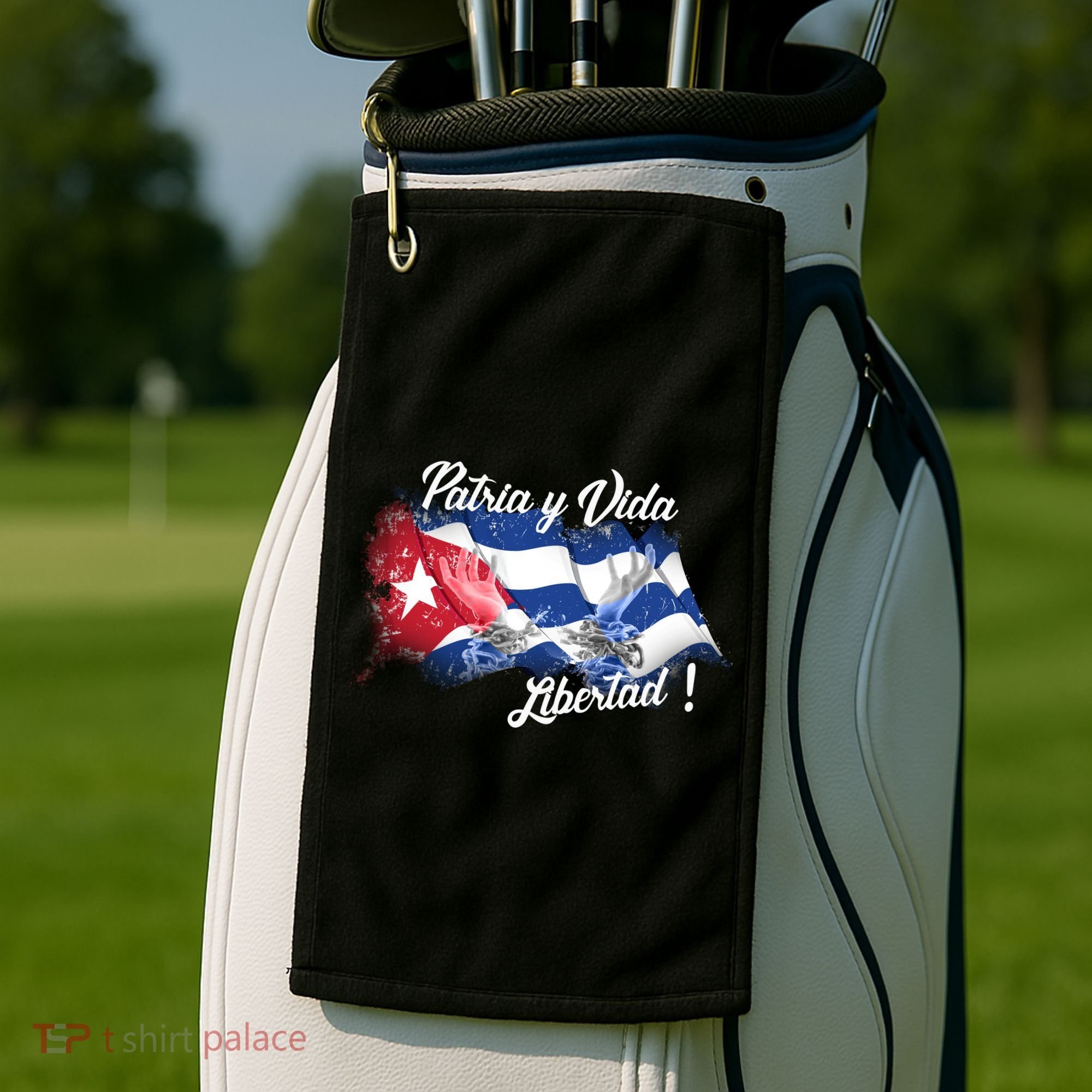 Patria Vida Libertad Cuba Golf Towel