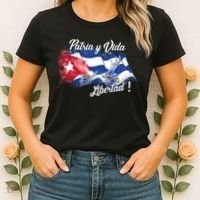 Patria Vida Libertad Cuba Women's T-Shirt thumb 2