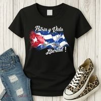 Patria Vida Libertad Cuba Women's T-Shirt thumb 3