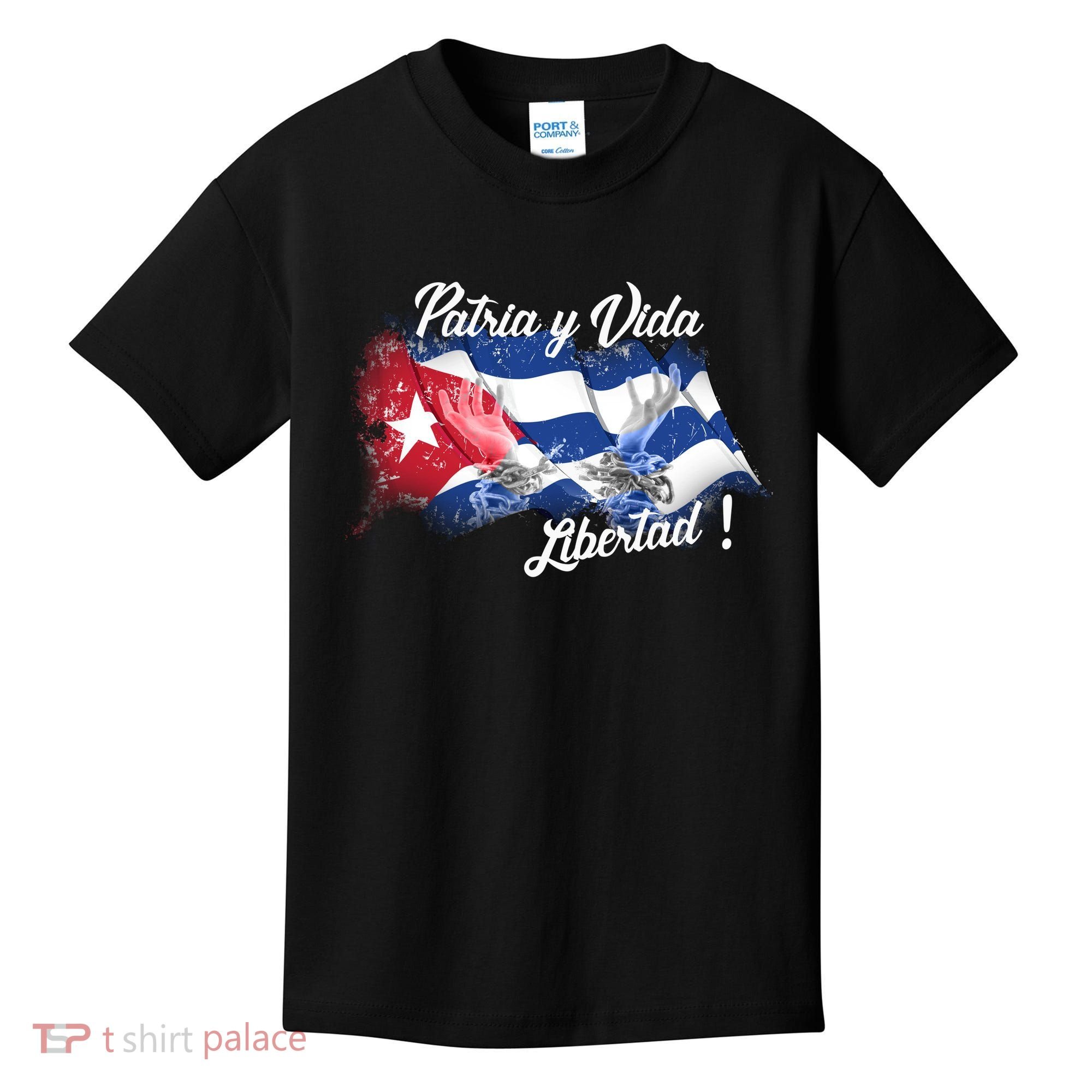Patria Vida Libertad Cuba Kids T-Shirt