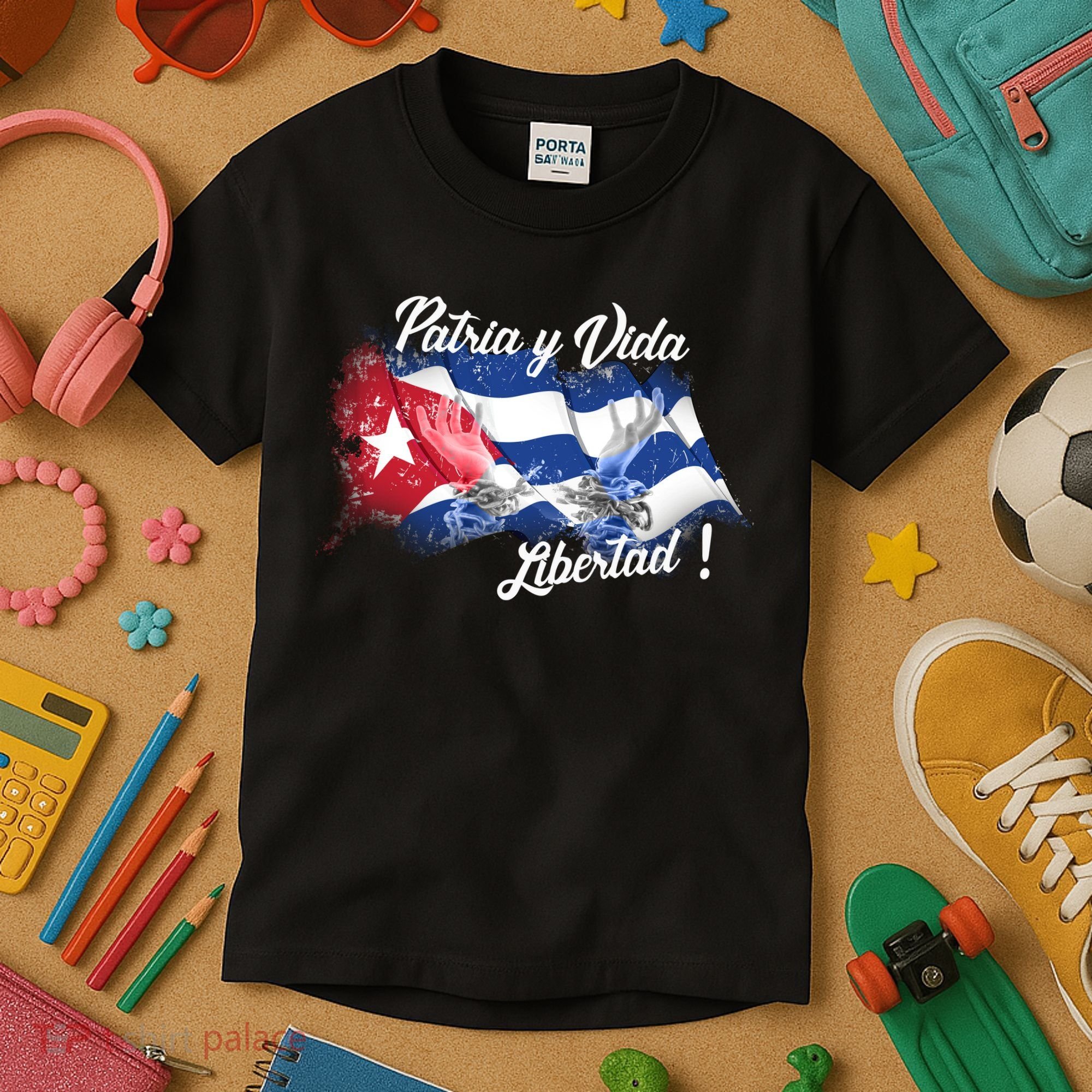 Patria Vida Libertad Cuba Kids T-Shirt