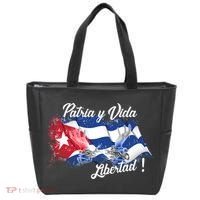 Patria Vida Libertad Cuba Tote Bag thumb 0