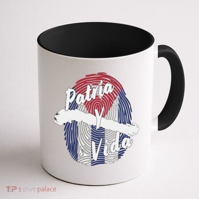 Patria Y Vida Cuba Cuban Freedom Movement Se Acabo Coffee Mug back