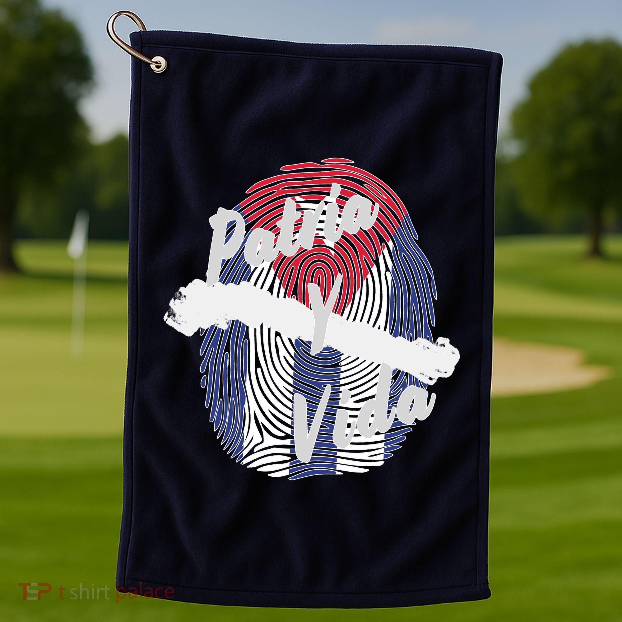 Patria Y Vida Cuba Cuban Freedom Movement Se Acabo Golf Towel