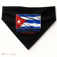 Patria Y Vida Viva Cuba Libre USA-Made Doggie Bandana thumb 0