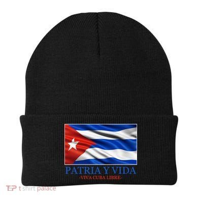 Patria Y Vida Viva Cuba Libre Beanie