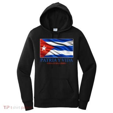 Patria Y Vida Viva Cuba Libre Women's Hoodie