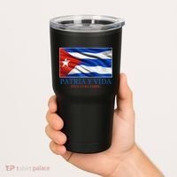 Patria Y Vida Viva Cuba Libre Tumbler thumb 2