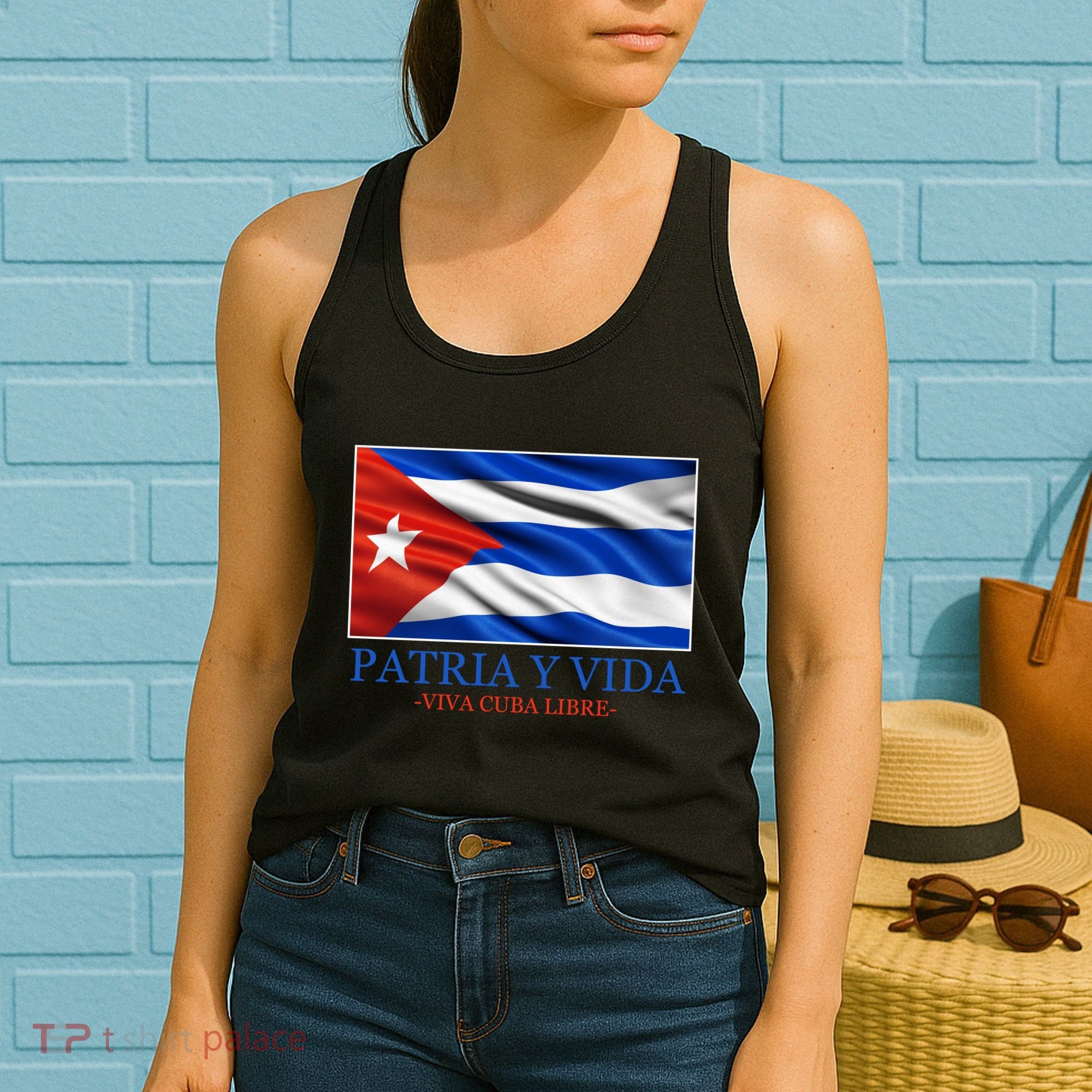Patria Y Vida Viva Cuba Libre Women's Tank Top