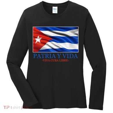 Patria Y Vida Viva Cuba Libre Women's Long Sleeve Shirt