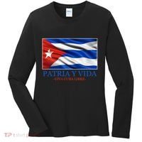 Patria Y Vida Viva Cuba Libre Women's Long Sleeve Shirt thumb 0