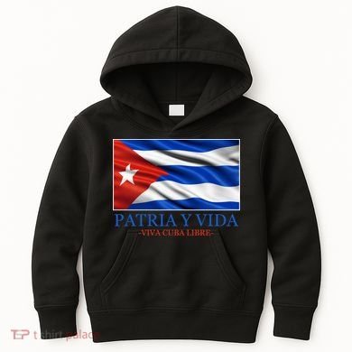 Patria Y Vida Viva Cuba Libre Kids Hoodie